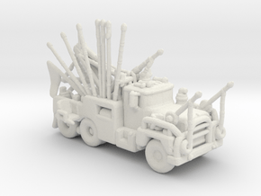 FR. Flintstone Tow Truck V2. 1:160 scale in White Natural Versatile Plastic