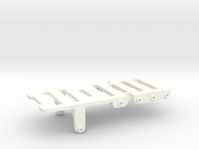 SCX24 Rear Accessory Trays (Komodo Version) in White Smooth Versatile Plastic