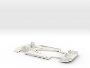 Thunderslot Chassis for Carrera Nissan GT-R GT500 in White Natural Versatile Plastic