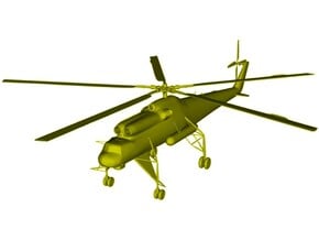 1/700 scale Mil Mi-10 Harke helicopter x 1 in Clear Ultra Fine Detail Plastic