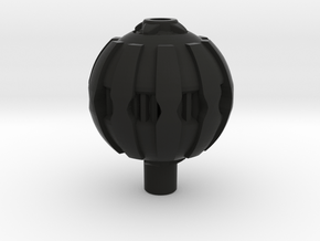 Metroplex T-Cog (5mm)  in Black Smooth PA12: Medium