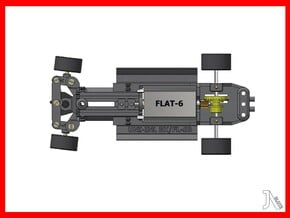 Universal Chassis-36mm Steer (INL,BX/FL,Sphl bush) in White Natural Versatile Plastic