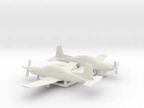 Beechcraft T-6 Texan II in White Natural Versatile Plastic: 1:200
