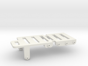 SCX24 Rear Accessory Trays v2 in White Natural Versatile Plastic