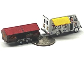 N Scale Fruit Trailer in Smooth Fine Detail Plastic