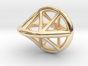 Sphericoloid in 14K Yellow Gold: Large
