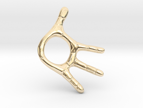 Little Hand in 14K Yellow Gold