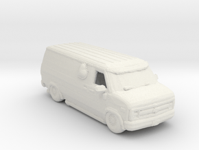 1978 Cheech and Chong's Chevy Van 1:160 scale WO in White Natural Versatile Plastic