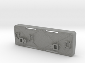 RC8B4e battery tray, long (for 3D printing) in Gray PA12
