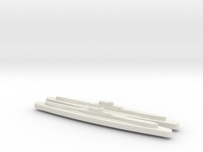 HMS Rorqual 1/1800 X2 in White Natural Versatile Plastic
