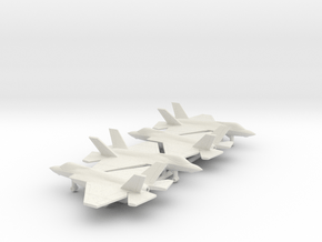 Lockheed Martin F-35C Lightning II in White Natural Versatile Plastic: 1:350