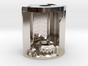 Master Sentinel Crystal Chamber in Rhodium Plated Brass