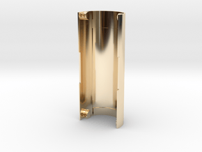 Master Sentinel Battery Cover in 14k Gold Plated Brass