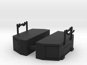 chain box 1:50 2x in Black Smooth Versatile Plastic