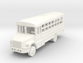 Thomas 29 Passenger Bus in White Smooth Versatile Plastic: 1:160 - N