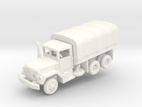 M35A2 2.5t Duce with tarp in White Smooth Versatile Plastic: 1:64 - S