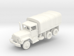 M35A2 2.5t Duce with tarp in White Smooth Versatile Plastic: 1:144