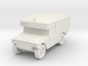 Humvee Ambulance 1/100 in White Natural Versatile Plastic