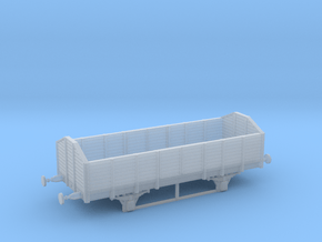 H0 scale Italian open wagon - unbraked version in Smooth Fine Detail Plastic