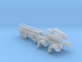 FR K2  - 00 CHASSIS - 3 FT 6 IN in Smooth Fine Detail Plastic