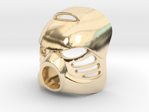 kanohi Hau (based on scan) in 14K Yellow Gold