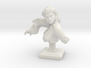 Bust of Belit from the Hyborian Age - Customizable in White Natural Versatile Plastic
