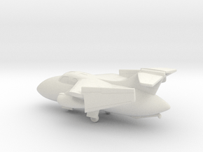 Hawker Siddeley P.139B (folded wings) in White Natural Versatile Plastic: 6mm