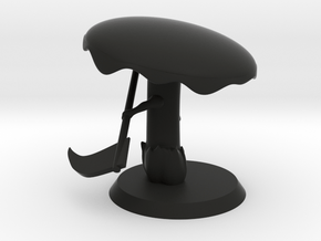 Death Cap Updated (with base) in Black Smooth Versatile Plastic