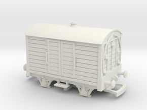 HO/OO RWS GER W&U Tramway Luggage van Bachmann in White Natural Versatile Plastic