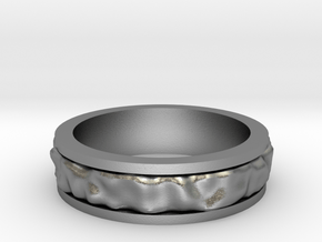 Ring - Contained Organic in Natural Silver