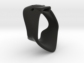 X3S Ring 42.5mm - No vents in Black Smooth Versatile Plastic