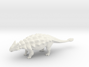 Ankylosaurus 1/60 in White Natural Versatile Plastic
