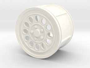 Totem Automobili Wheel in White Processed Versatile Plastic