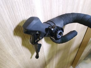 Bicycle Ring Bell Adapter for Drop Bars #2 in Black Natural Versatile Plastic