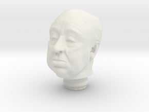 Mego Alfred Hitchcock 1:9 Scale Custom Head in White Natural Versatile Plastic