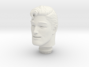 Mego Superman Classic V3 WGSH 1:9 Scale Head in White Natural Versatile Plastic