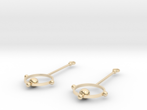 Cordelia Earrings in 14k Gold Plated Brass