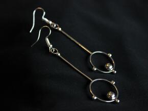 Cordelia Earrings in Polished Silver