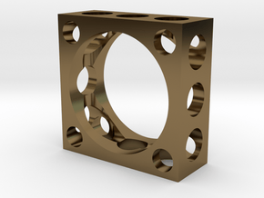 Futurist Ring+Pendant in Polished Bronze: 8.5 / 58