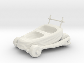 Pebbles and Bam Bam - Car - Solid in White Natural Versatile Plastic