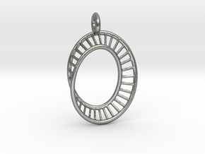 moebius simple ring in Natural Silver