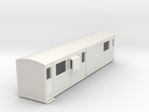 o-87-west-clare-41c-bogie-brake-coach in White Natural Versatile Plastic