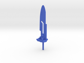 Terminus Blade for Leader Ultra Magnus in Blue Processed Versatile Plastic