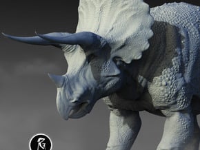 Triceratops_Horridus 1/30 in Natural Sandstone