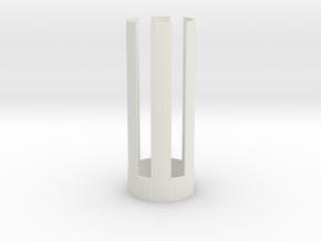 Lightsaber Grip Guide (AOTC AS2v3) in White Natural Versatile Plastic