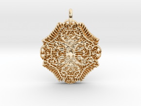 Creator Pendant in 14K Yellow Gold