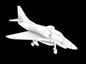 1:200 Scale A-4G Skyhawk (External Fuel Tank Only) in White Natural Versatile Plastic