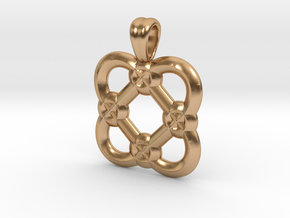 Multiple [pendant] in Polished Bronze