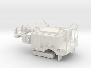1/50th Wildlands Fire Brush Truck Body in White Natural Versatile Plastic