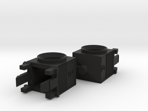 Lionel 4-4-0 Two Headlight Pack in Black Smooth Versatile Plastic